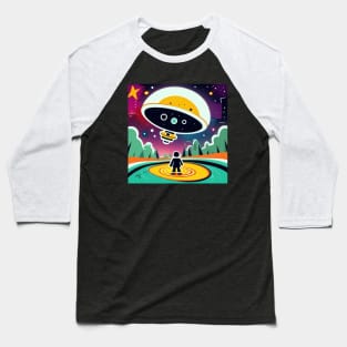 Toddler Boys UFO Abduction Baseball T-Shirt